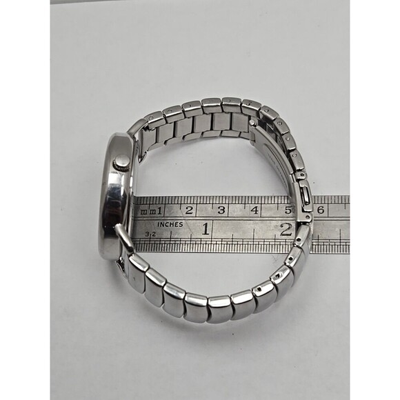 Timex T2P015 Camper Indiglo 37mm Quartz White Dial Date Silver Tone New Battery - Picture 8 of 13